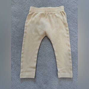 Zara baby Cream Perforated Leggings